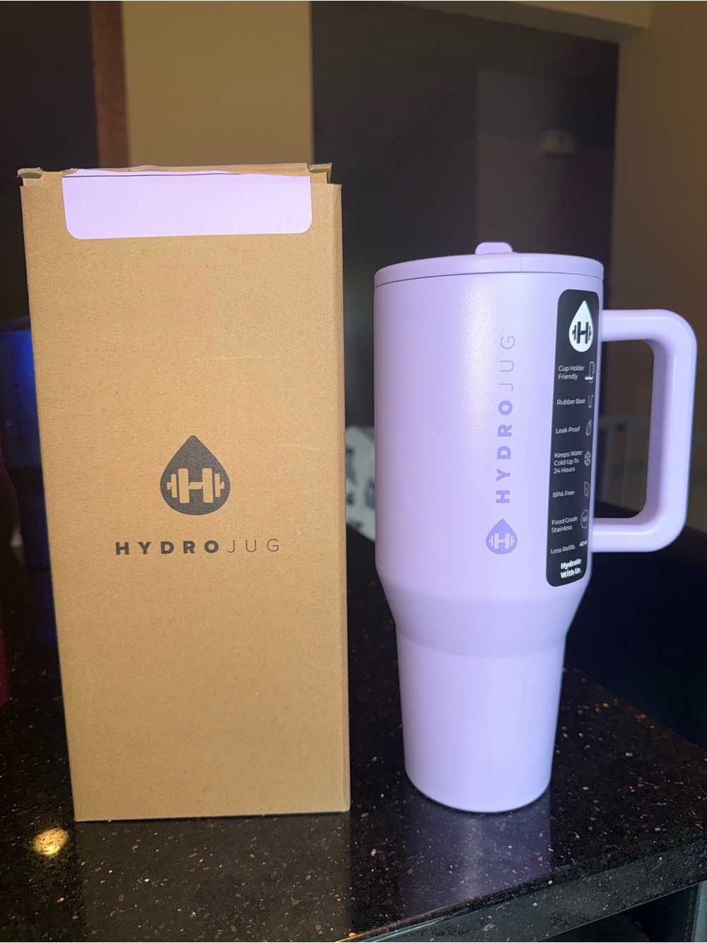 HydroJug 40oz traveler - Lavender